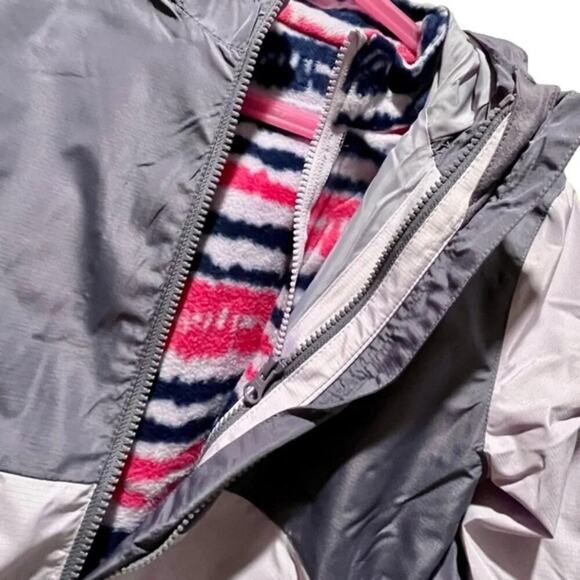 Eddie Bauer Girl's Jacket Coat 3 in 1 System Paradise Lilac Small NWT - Picture 6 of 8